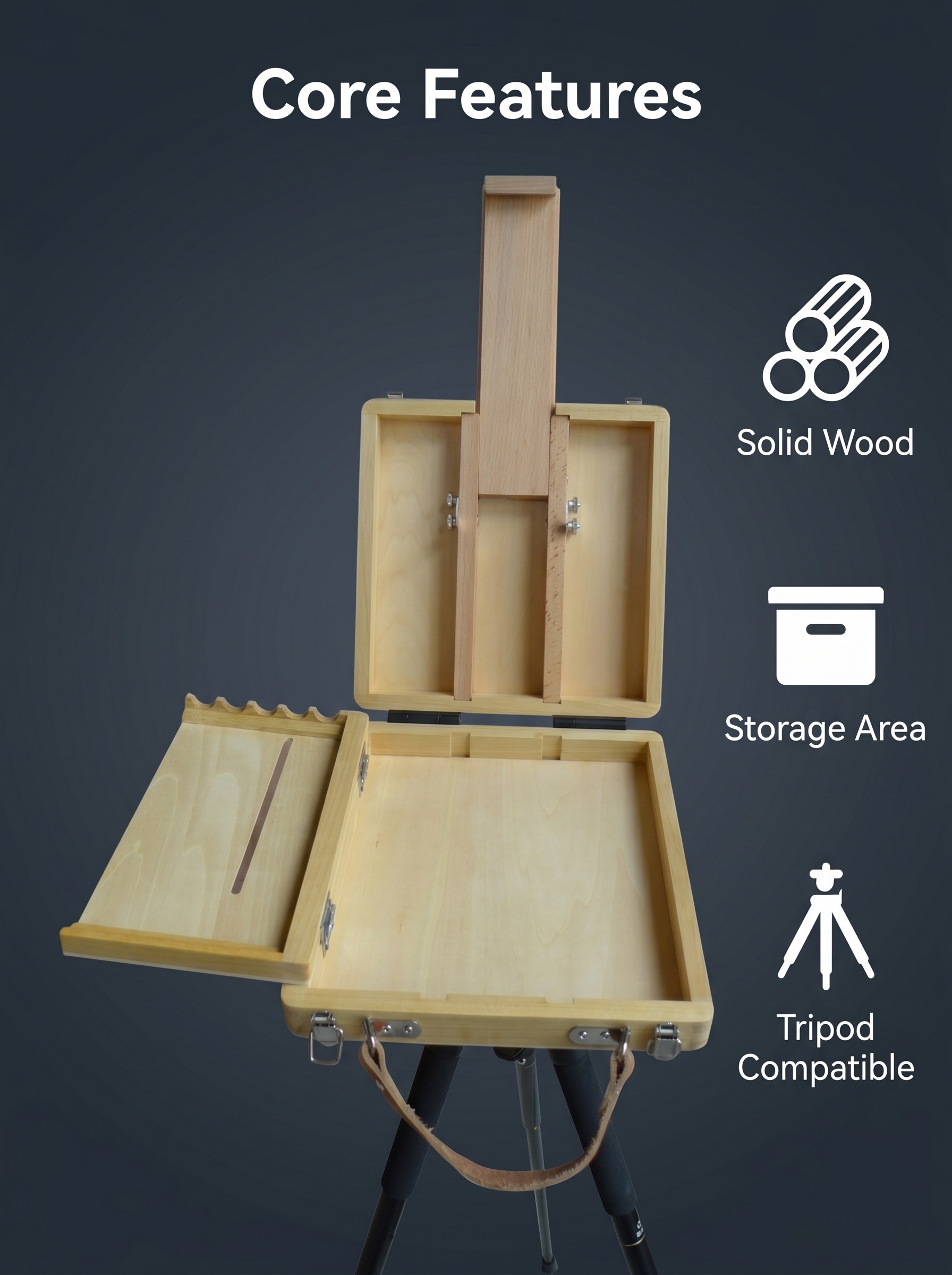 Pochade Box&Sketch Box Easel - 图片 7