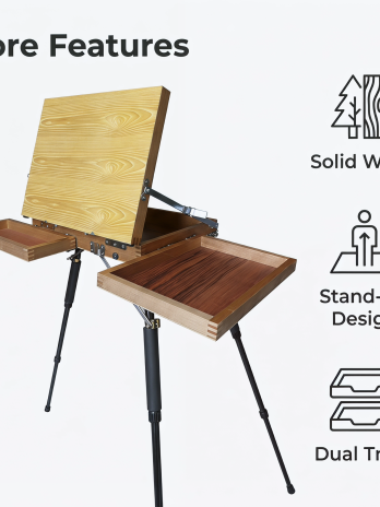 Versatile Wooden French Easel