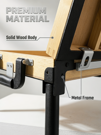 Premium Portable Wooden Watercolor Easel