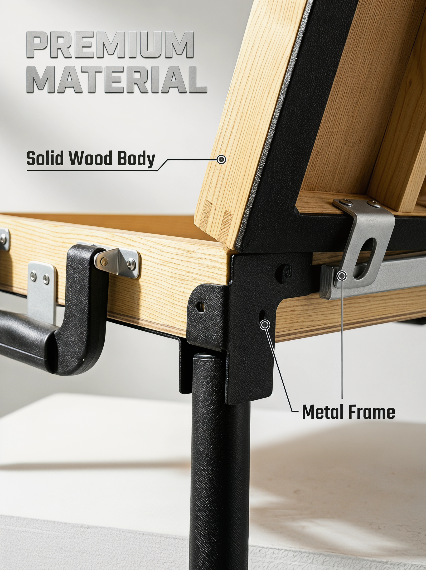 Premium Portable Wooden Watercolor Easel - 图片 2
