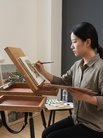 Versatile Wooden French Easel